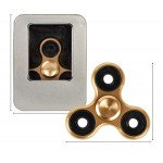 Wholesale Aluminum Metal Classic Fidget Spinner Hand Stress Reducer Toy for Anxiety Adult, Child (Gold)